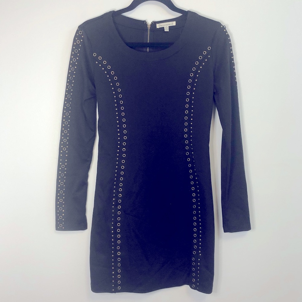 Lucca Couture Bodycon Studded Dress